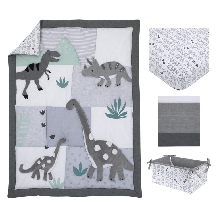 Mortola 4 - Piece Crib Bedding Set